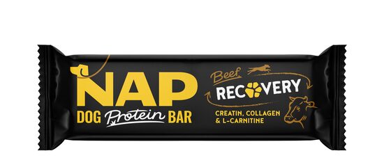JAUNUMS NAP proteīna batoniņš RECOVERY ar kolagēnu, kreatīnu, karnitīnu 50 g